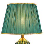 Настольная лампа с абажуром Celestina Green  Gold Lampshade Table Lamp варинант исполнения - 3 | Loft Concept в Костроме