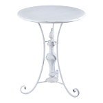 Столик белый кованный в прованском стиле Vaucluse варинант исполнения - 1 | Loft Concept в Костроме