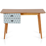 Письменный стол с принтом на ящиках Elise Desk варинант исполнения - 7 | Loft Concept в Костроме