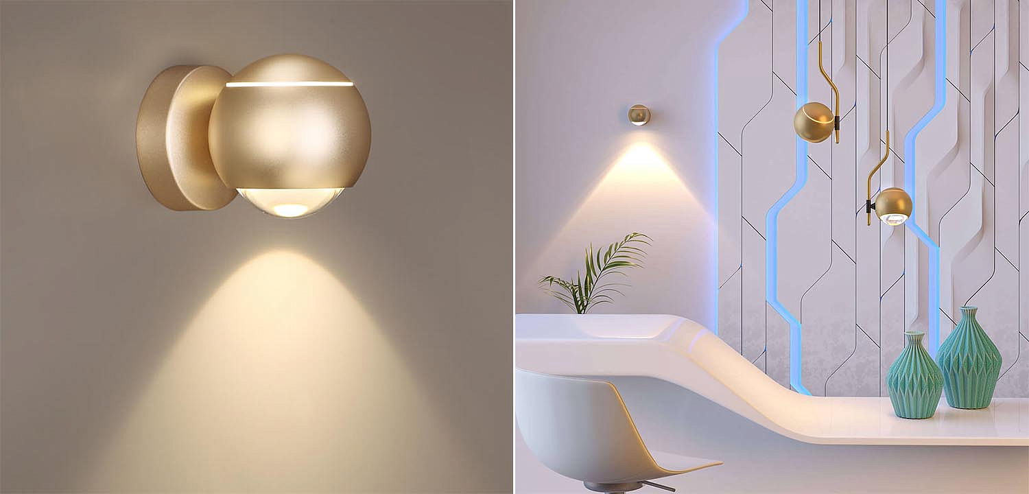 Бра Auge Horst Gold Бра Auge Horst Gold - Loft-Concept в Костроме