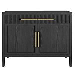 Буфет Primo с двумя ящиками и двумя фасадами Черный дуб варинант исполнения - 1 | Loft Concept в Костроме