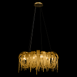 Люстра круглая подвесная с металлическими дугами и длинными цепочками 80 см Atlantis Chain варинант исполнения - 11 | Loft Concept в Костроме