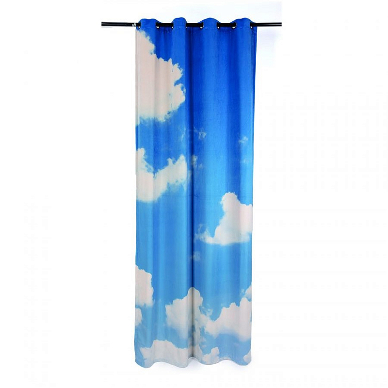 Штора Seletti Cloud Right Голубой Белый Штора Seletti Cloud Right Голубой Белый в Костроме | Loft Concept