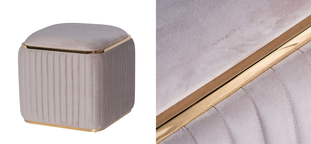 Пуф Copperfield exquisite grey Пуф Copperfield exquisite grey - Loft-Concept в Костроме