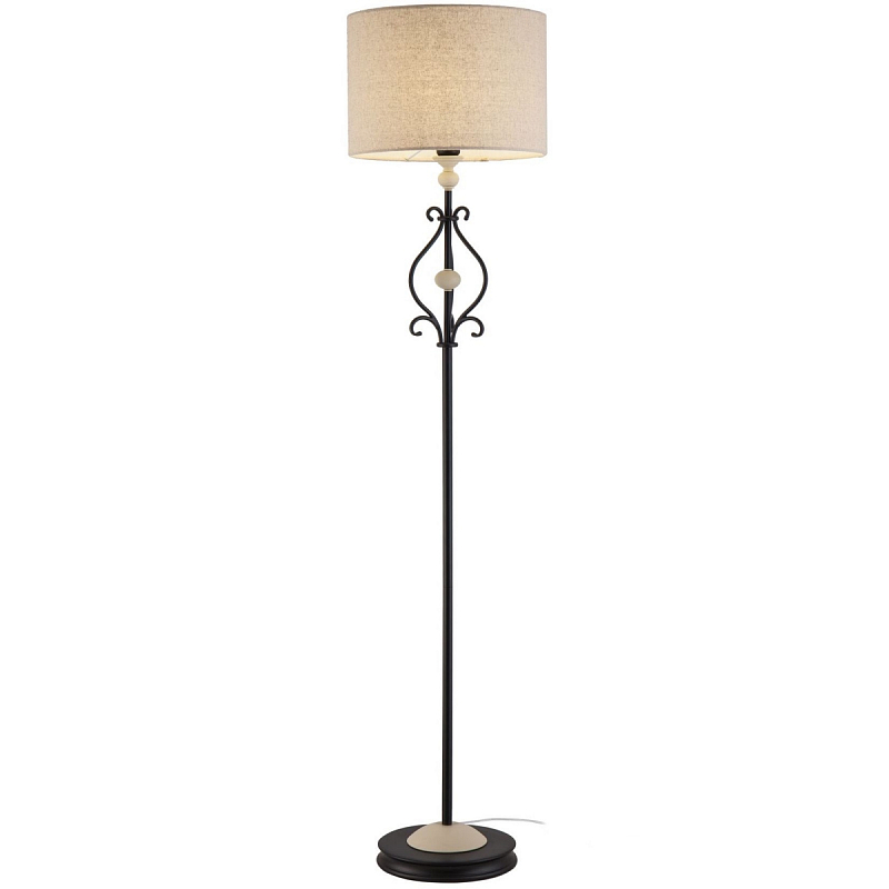 Торшер Mocenigo Floor Lamp Черный Кремовый Торшер Mocenigo Floor Lamp Черный Кремовый в Костроме | Loft Concept
