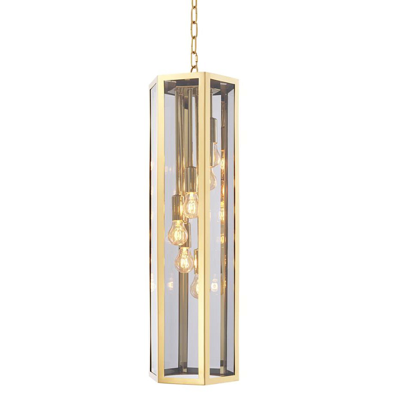 Люстра Chandelier Rondoni Золотой Дымчатый (Smoke) Люстра Chandelier Rondoni Золотой Дымчатый (Smoke) в Костроме | Loft Concept
