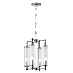 Люстра 4-мя прозрачными цилиндрическими плафонами Jeanette варинант исполнения - 3 | Loft Concept в Костроме