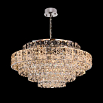 Люстра хрустальная в неоклассическом стиле на серебристом каркасе Majesty варинант исполнения - 5 | Loft Concept в Костроме