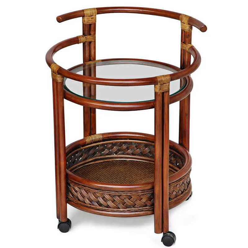 Барный столик Rattan Roller Орех Барный столик Rattan Roller Орех в Костроме | Loft Concept