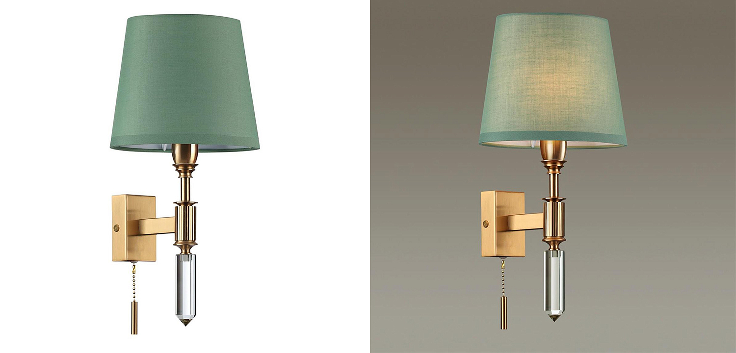 Бра Ramona Green Wall Lamp Бра Ramona Green Wall Lamp - Loft-Concept в Костроме