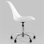 Офисный стул на металлическом основании EGGERY White варинант исполнения - 3 | Loft Concept в Костроме