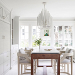 Люстра белая с несколькими ярусами деревянных палочек Bright Wooden Chandelier варинант исполнения - 7 | Loft Concept в Костроме