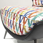 Кресло с цветным принтом Colorful Print Armchair варинант исполнения - 3 | Loft Concept в Костроме