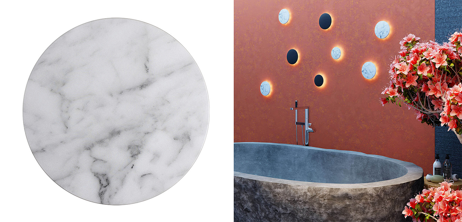 Бра Disco Piatto Marble Sconce - Loft-Concept в Костроме