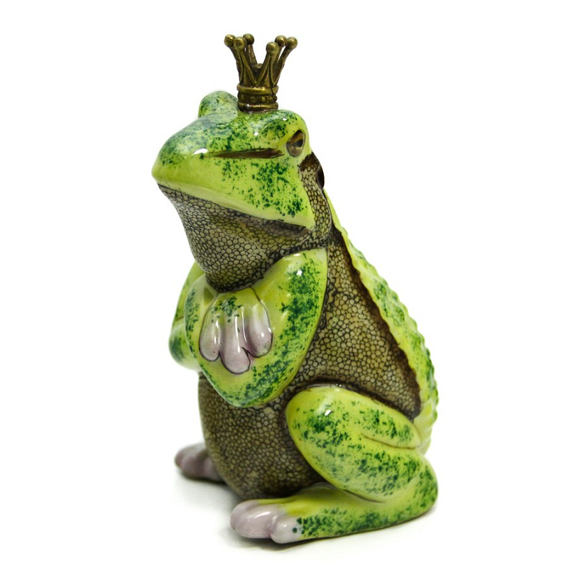 Статуэтка Offended Frog Зеленый Бронза Статуэтка Offended Frog Зеленый Бронза в Костроме | Loft Concept
