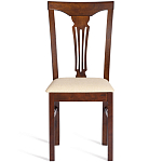 Стул деревянный с узором ручной работы Espresso варинант исполнения - 7 | Loft Concept в Костроме