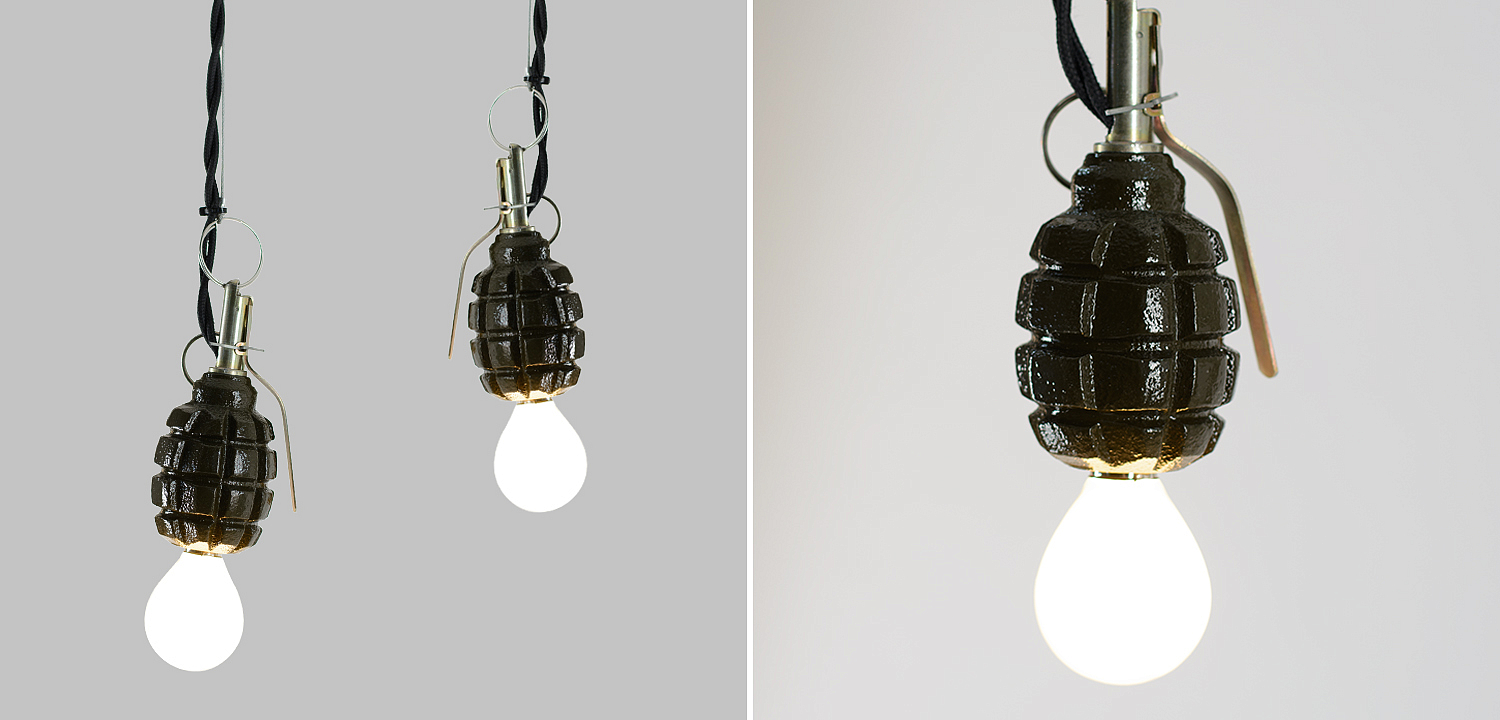 Подвесной светильник Grenade Lamp Подвесной светильник Grenade Lamp - Loft-Concept в Костроме