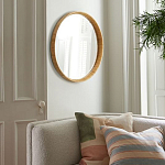 Зеркало круглое в раме из ротанга Wickerwork варинант исполнения - 6 | Loft Concept в Костроме