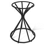 Стол обеденный с круглой керамической столешницей песчаного цвета Sand Ceramics варинант исполнения - 5 | Loft Concept в Костроме