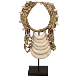 Ожерелье из ракушек на подставке Ethnic Beige Shells Necklace варинант исполнения - 1 | Loft Concept в Костроме