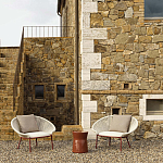 Дизайнерское уличное кресло с веревочной спинкой PETALO Armchair варинант исполнения - 5 | Loft Concept в Костроме