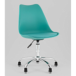 Офисный стул на металлическом основании EGGERY Blue пластик варинант исполнения - 1 | Loft Concept в Костроме