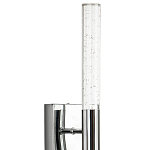 Бра со стеклянным плафоном хром Gileberte Glass Tube Wall Lamp Chrome варинант исполнения - 3 | Loft Concept в Костроме