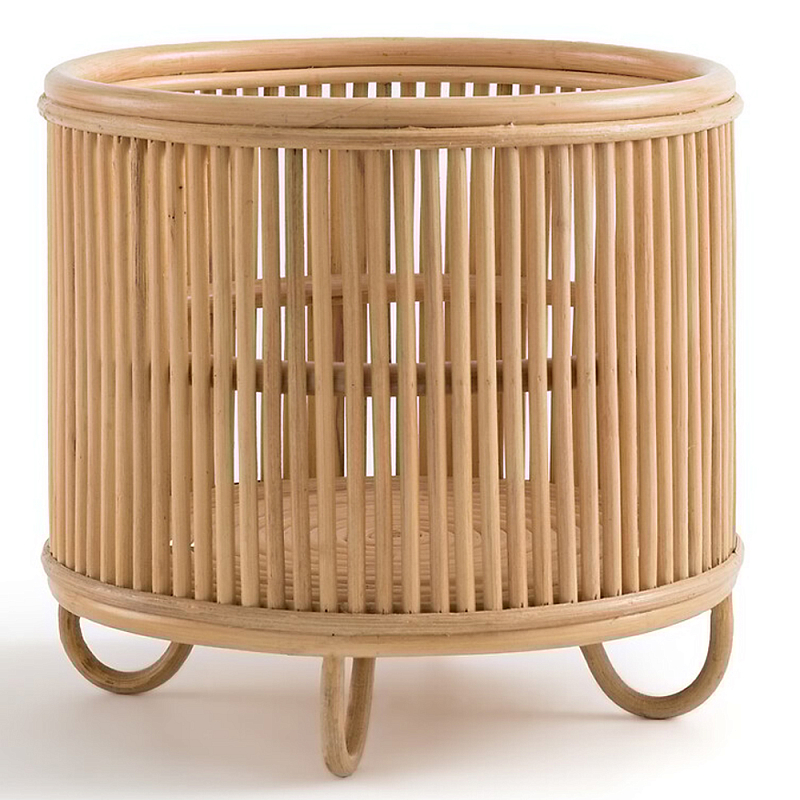 Кашпо ротанговое Wicker plant pot Бежевый Кашпо ротанговое Wicker plant pot Бежевый в Костроме | Loft Concept