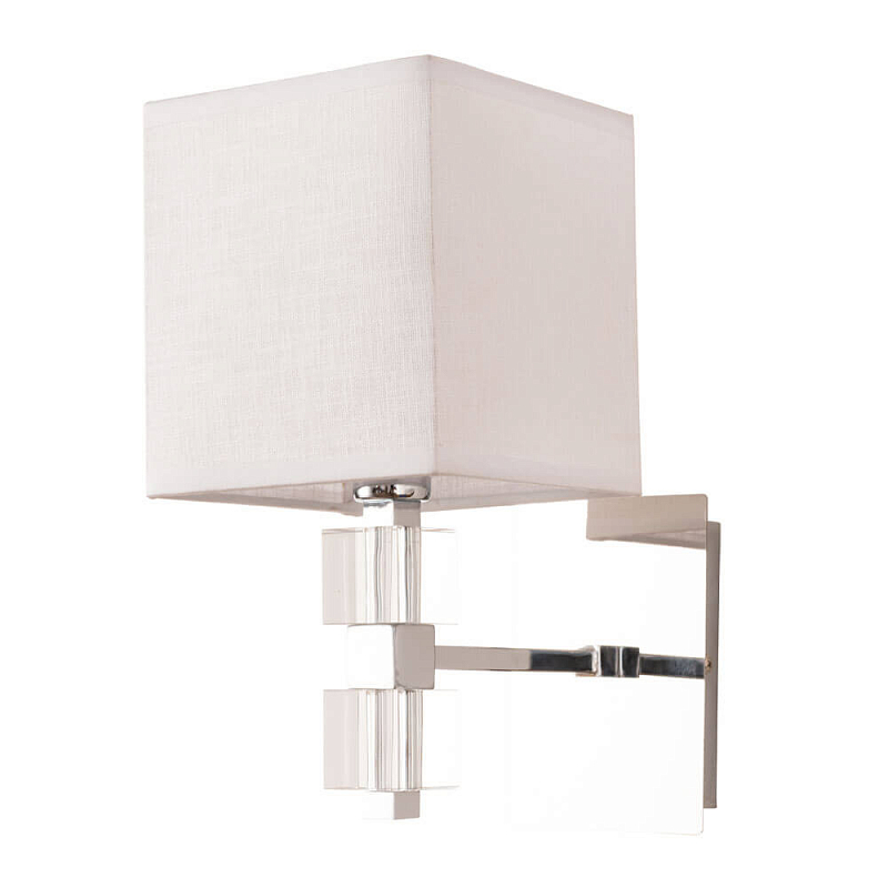 Бра Tradonico Sconces Chromium Хром Белый Прозрачный Бра Tradonico Sconces Chromium Хром Белый Прозрачный в Костроме | Loft Concept