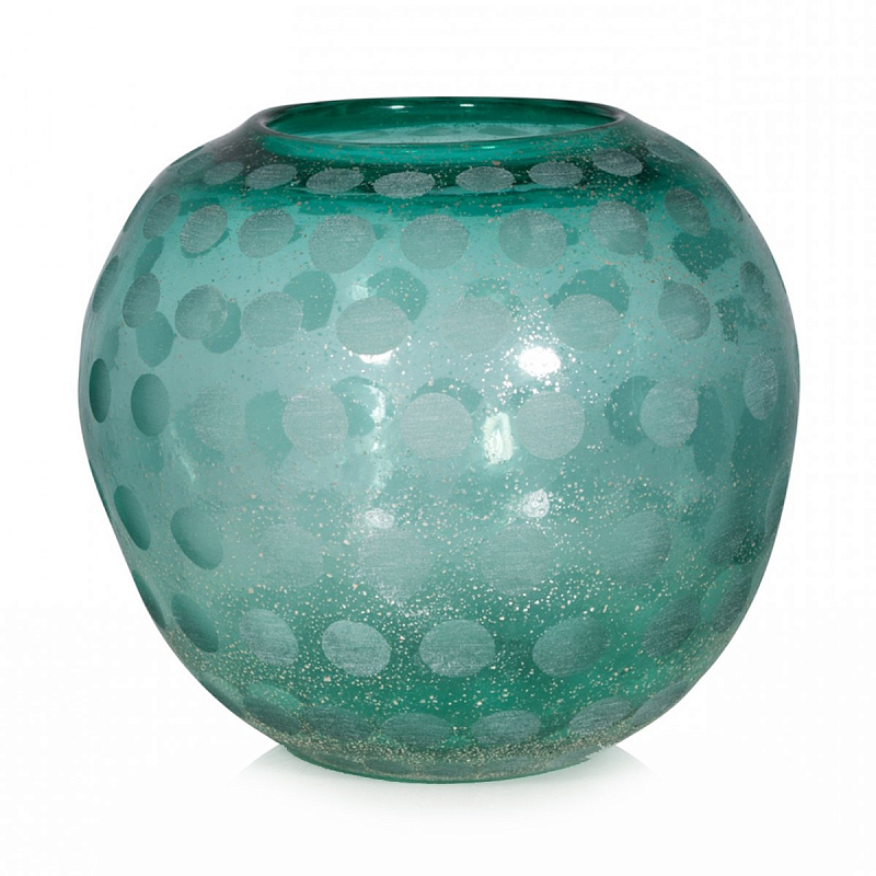Ваза Turquoise Pear Ball Бирюзовый Ваза Turquoise Pear Ball Бирюзовый в Костроме | Loft Concept
