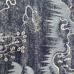 Мебельная ткань Вышивка серый цвет 130 см T2-39 варинант исполнения - 2 | Loft Concept в Костроме