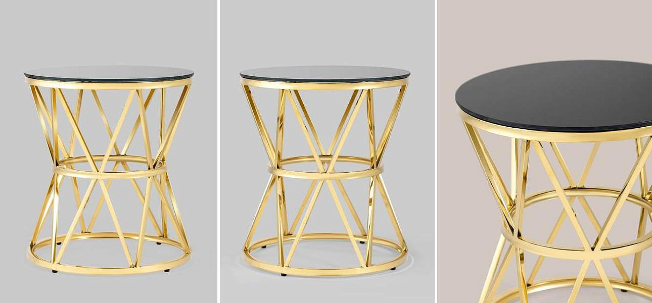 Стол приставной Beranger Collection Gold Стол приставной Beranger Collection Gold - Loft-Concept в Костроме