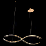 Люстра волнистой формы с фактурным хрустальным плафоном Light Delight варинант исполнения - 4 | Loft Concept в Костроме