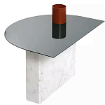 Дизайнерский журнальный стол с рельефным основанием Dutynor варинант исполнения - 2 | Loft Concept в Костроме