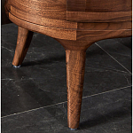 Прикроватный столик из дерева с 2-мя ящиками Moon Walnut Furniture варинант исполнения - 7 | Loft Concept в Костроме