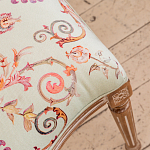 Стул из массива бука светло-зеленый с растительным орнаментом Raffael Angel Green Chair варинант исполнения - 4 | Loft Concept в Костроме