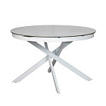 Стол обеденный раскладной круглый White Ceramic Table варинант исполнения - 2 | Loft Concept в Костроме