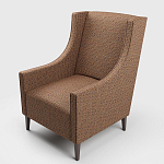 Мебельная ткань Шенилл терракотовый цвет 142 см T4-58 варинант исполнения - 5 | Loft Concept в Костроме