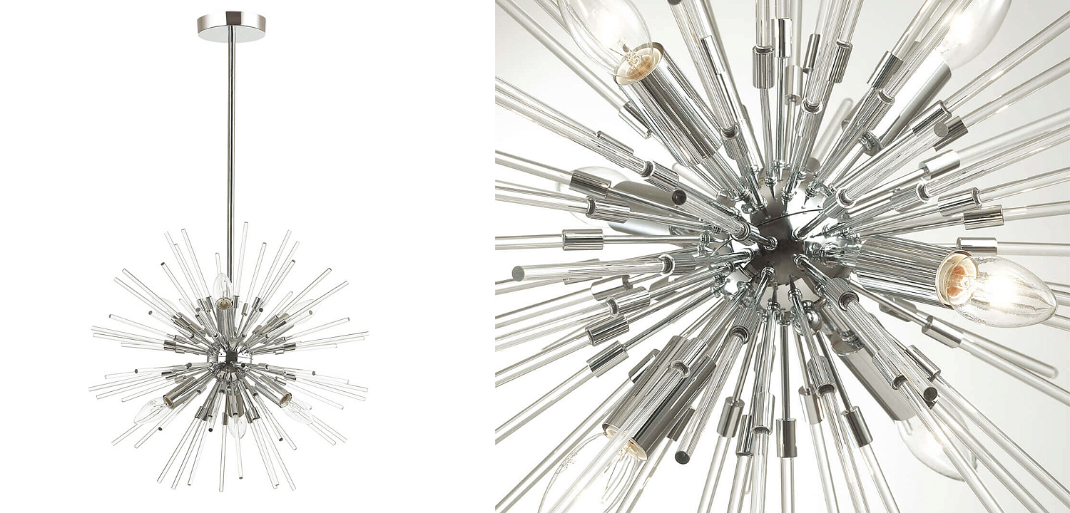 Люстра Welund Sputnik Chandelier chromium Люстра Welund Sputnik Chandelier chromium - Loft-Concept в Костроме