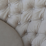 Кресло вращающееся велюровое кремовое Rotation варинант исполнения - 2 | Loft Concept в Костроме