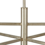 Люстра с 6-ю белыми матовыми плафонами из стекла в форме цилиндра Longitude варинант исполнения - 2 | Loft Concept в Костроме