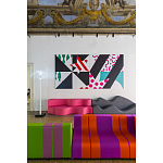 Дизайнерское кресло зеленое Poltronova Sofo Verosa Green Pink Armchair варинант исполнения - 17 | Loft Concept в Костроме