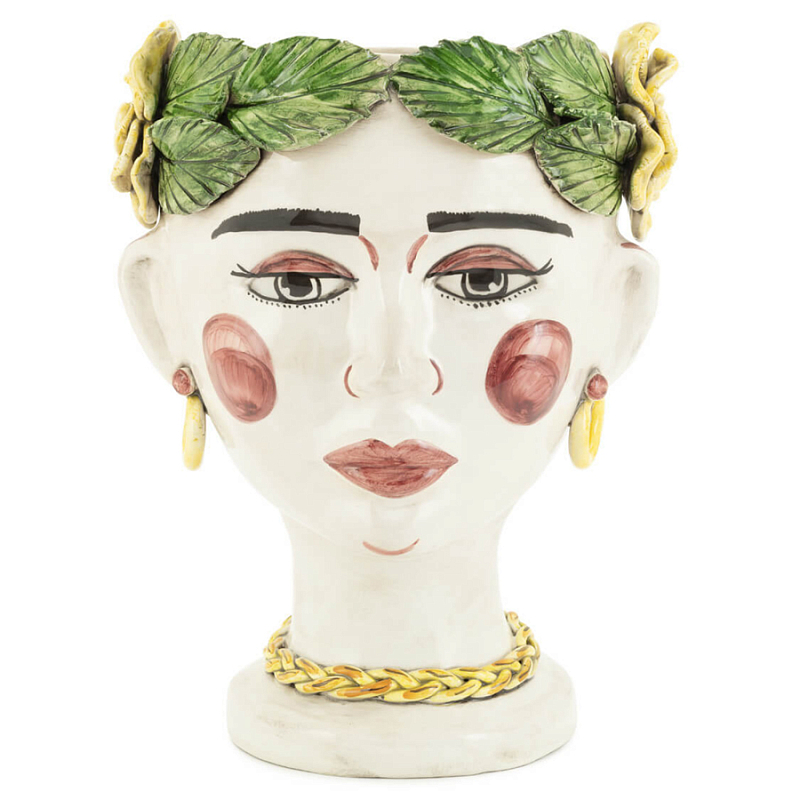 Ваза VASE HEAD SELVA NATURAL H30 Глянцевое золото Мульти Ваза VASE HEAD SELVA NATURAL H30 Глянцевое золото Мульти в Костроме | Loft Concept