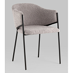 Стул Brace букле серый варинант исполнения - 1 | Loft Concept в Костроме