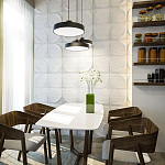 Гипсовая 3D панель с принтографией PM-20 варинант исполнения - 3 | Loft Concept в Костроме