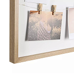 Рамка для фото с подсветкой c 6-ю деревянными прищепками в комплекте Photo Backlight варинант исполнения - 3 | Loft Concept в Костроме