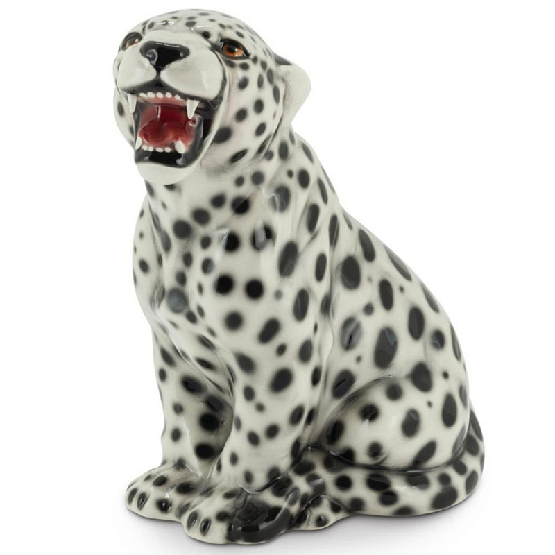 Статуэтка Cheetah Белый Черный Коричневый Статуэтка Cheetah Белый Черный Коричневый в Костроме | Loft Concept