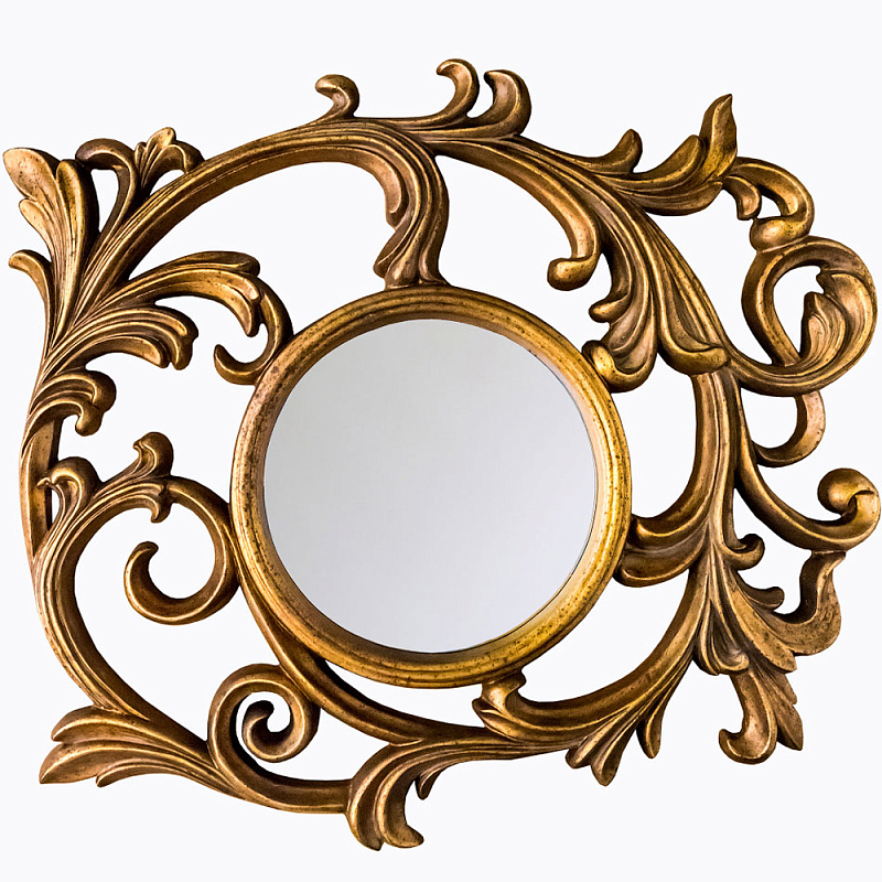 Зеркало настенное с рамой цвета античная бронза Classic Ornament Mirror Античная Бронза Зеркало Зеркало настенное с рамой цвета античная бронза Classic Ornament Mirror Античная Бронза Зеркало в Костроме | Loft Concept