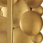 Бра светодиодное из многослойных золотых дисков Metal Disc Chandelier варинант исполнения - 1 | Loft Concept в Костроме