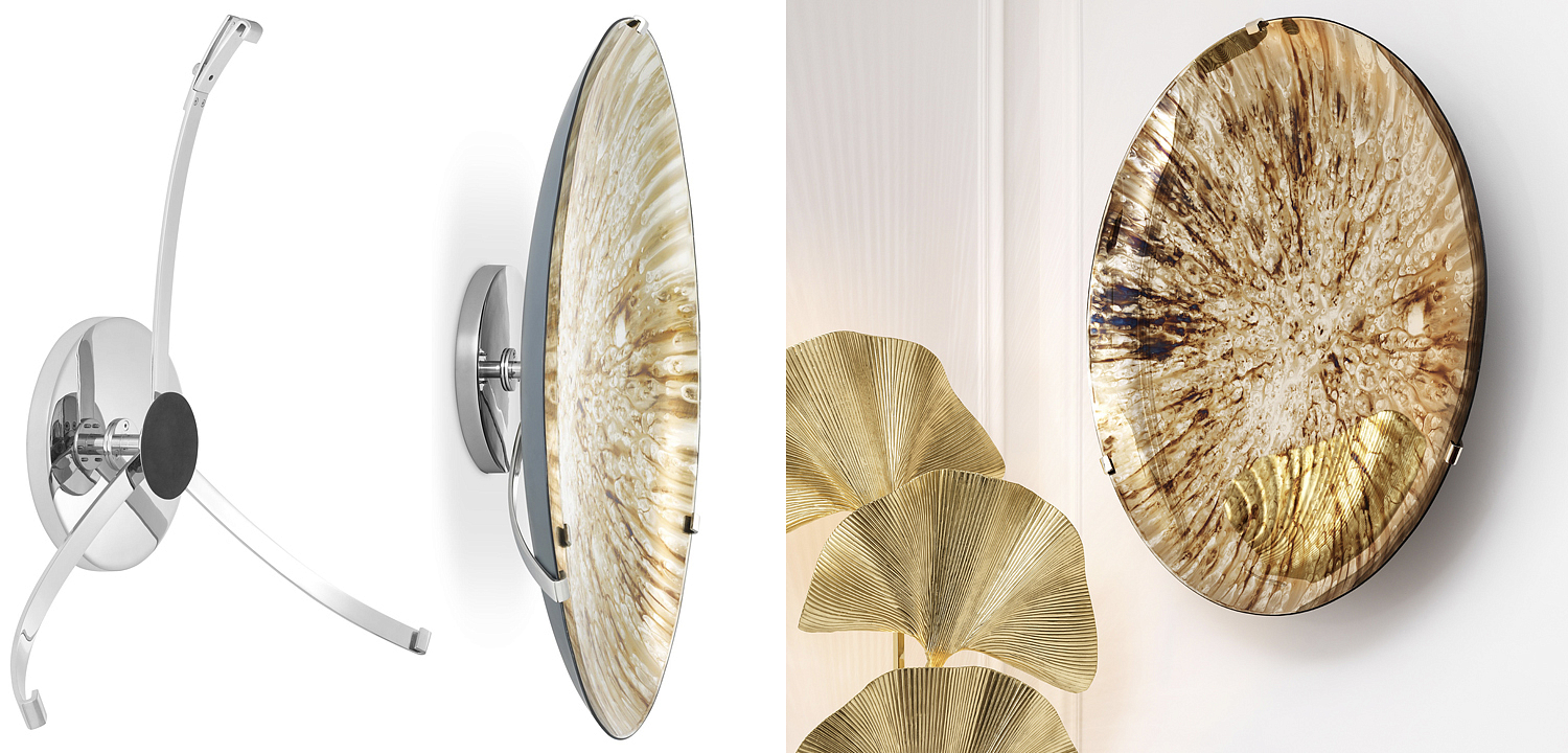 Настенный декор Eichholtz Wall Object Laguna S antique gold Настенный декор Eichholtz Wall Object Laguna S antique gold - Loft-Concept в Костроме